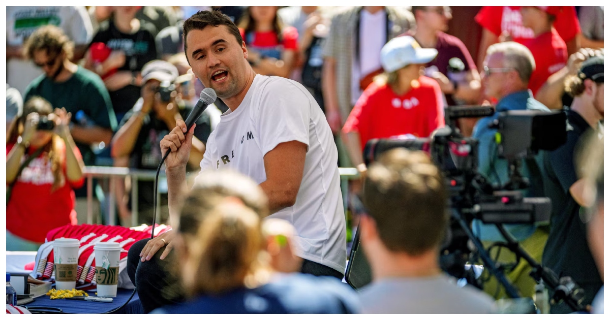 আসন্ন ইউনিভার্সিটি বক্তৃতা অনুষ্ঠানে কার্ককে নিশ্চিত হত্যা করা হবে বলে সতর্ক করা হয়। ছবি: রয়টার্স